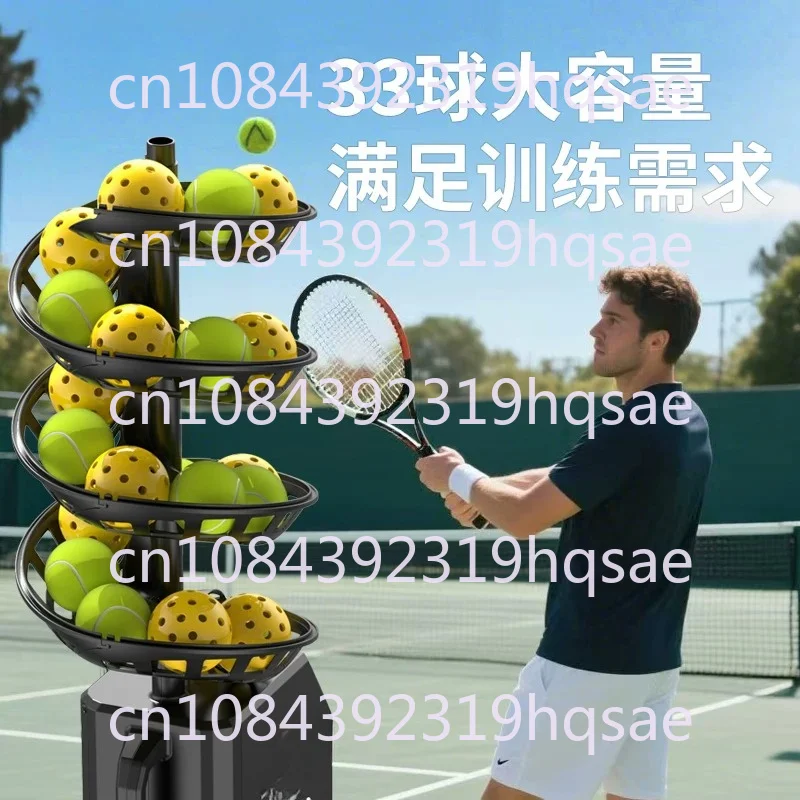 Tennis Pick Ball Universal Throwing Machine Self Serve Machine Single Player Training Coach