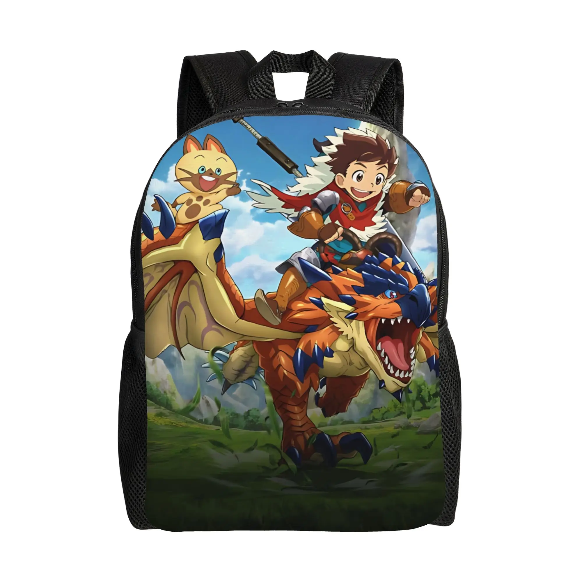 1Piece Run New School Year Knapsack Monster Hunter Office Workers  Backpack