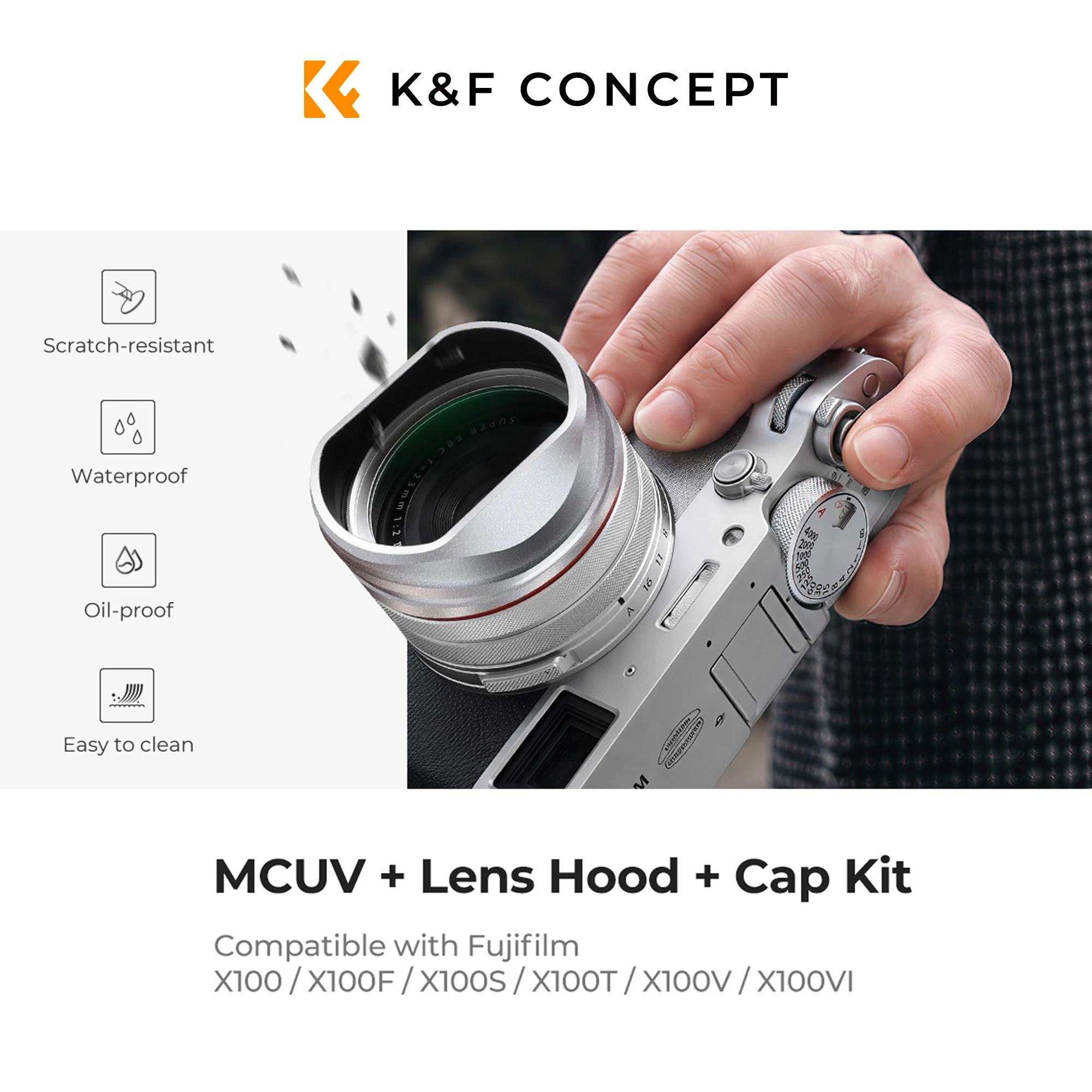 Lens Cap Vintage - Kit de Filtro MCUV K&F CONCEPT