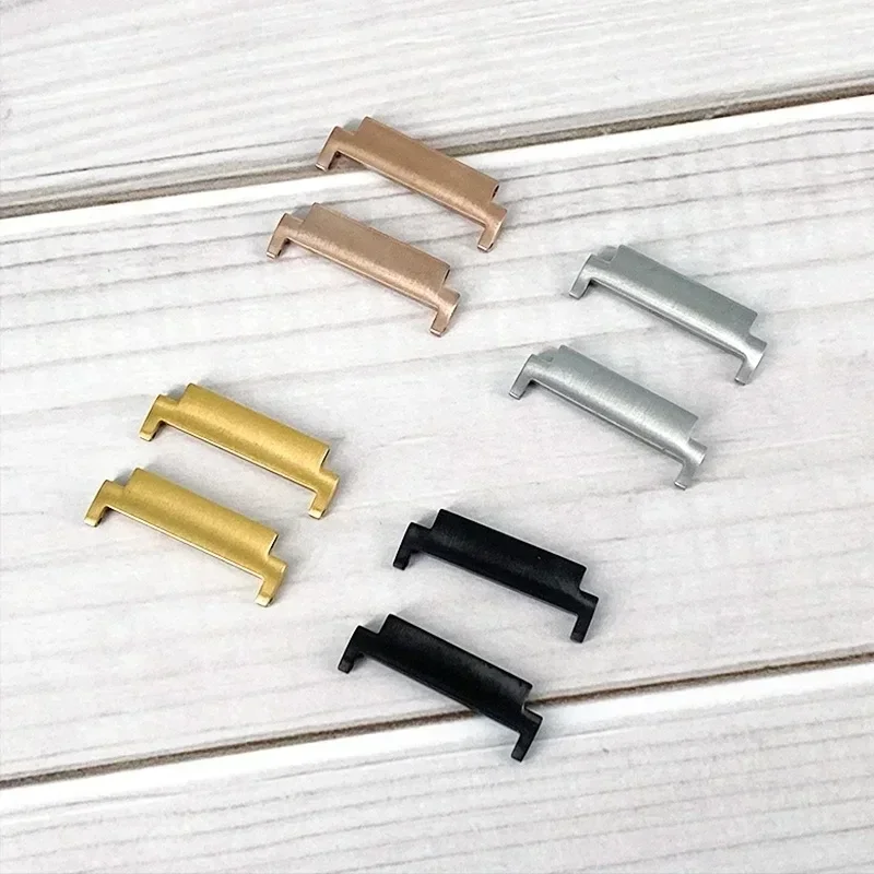 Strap Metal Connectors 20mm To 20mm 22mm To 22mm 18mm To 22mm Quick Release Pins Adapter Watch Band Spring Bars Accessories