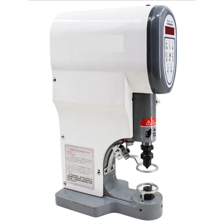 

High Efficient Electric Plastic / Metal Eyelets Attaching Fixing Fastening Machine