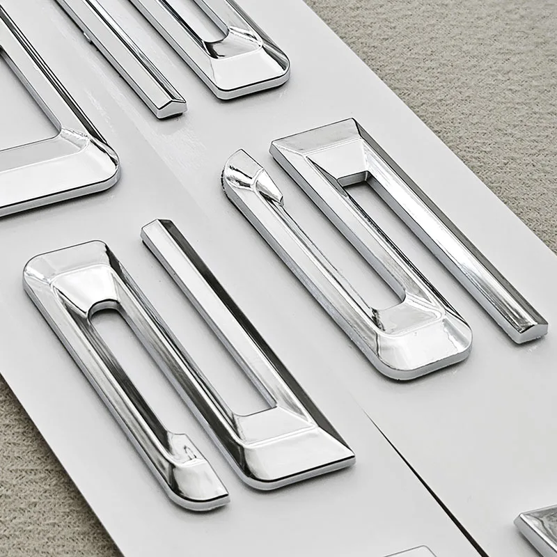 ثلاثية الأبعاد ABS كروم سيارة رسائل شعار 118i 120i 125i الخلفي الجذع شارة شعار ملصق لسيارات BMW 118i 120i 125i الذيل بمناسبة الملحقات #3