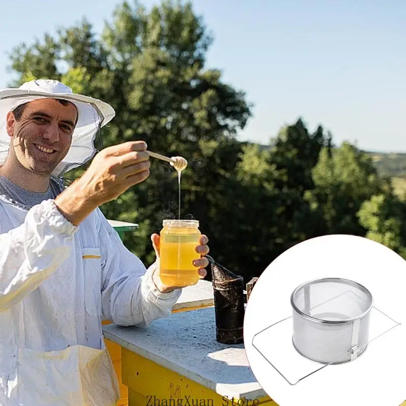 Hochleistungs-Honigfilter, doppelschichtiges Edelstahlsieb für professionelle Bienenhäuser, effizientes Sieben, schnelle – Detail 10