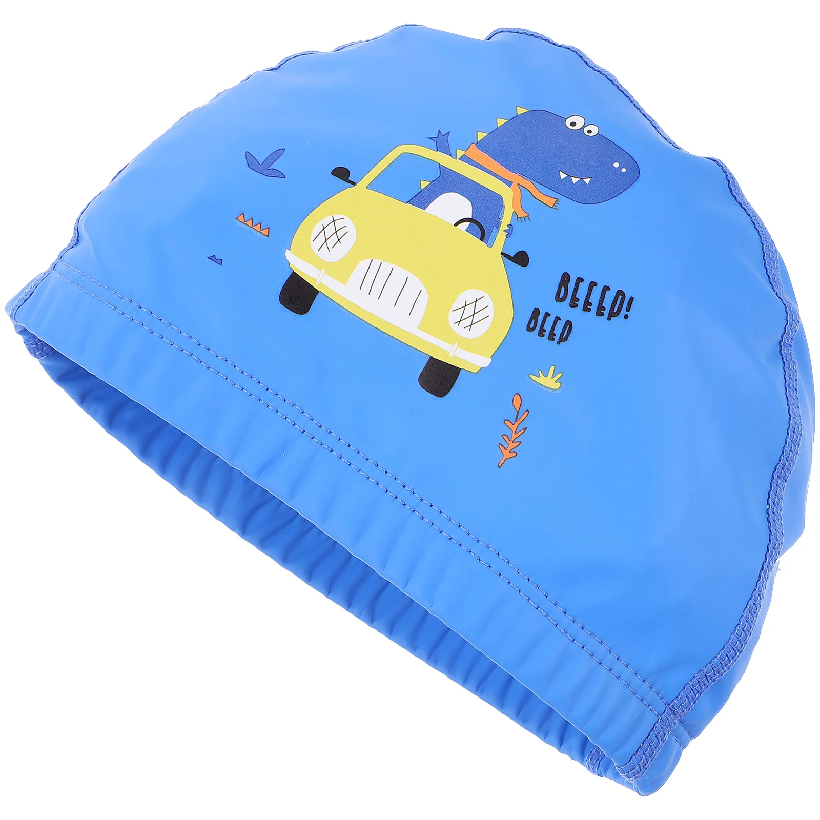 قبعات السباحة الكرتون PVC قبعة مريحة المسيل للدموع مقاومة الأذن حامي قبعات السباحة قبعة السباحة الكرتون قبعة السباحة #3