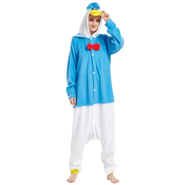 Miniso 새로운 겨울 성인 동물 Kigurumi 폭스 드래곤 늑대 Onesies 파티 잠옷 만화 의상 점프 슈트 크리스마스