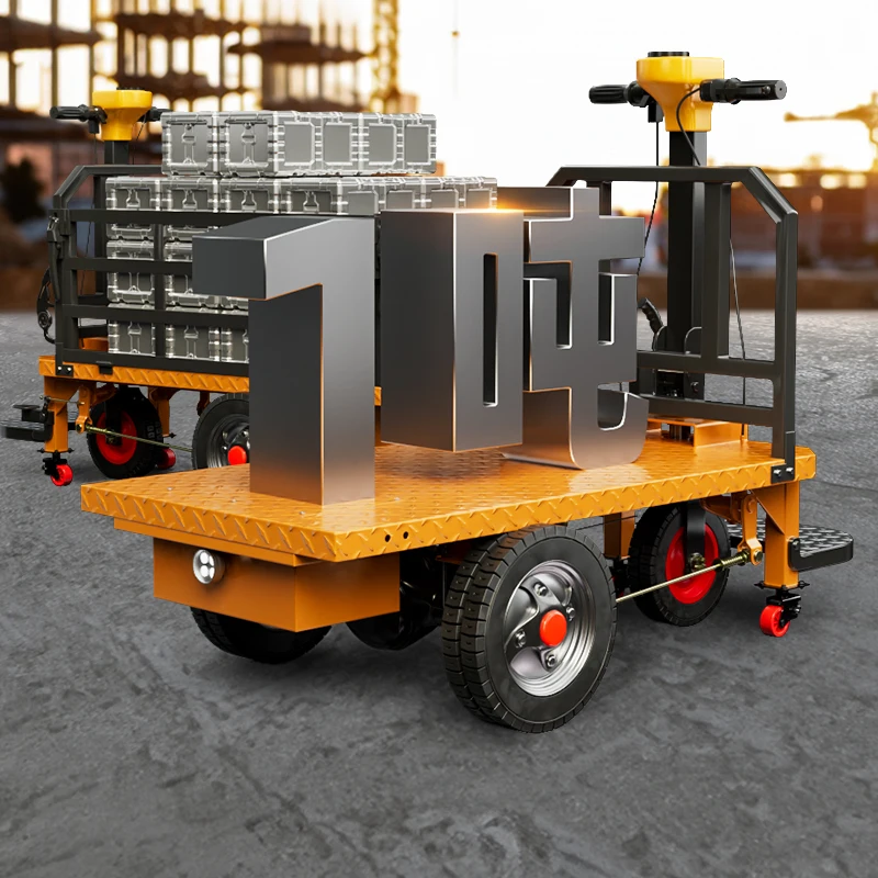 

Small Steel Flat Wheel Electric Trolley cart for Cargo Transport for Shopping Storage and Industrial Usage OEM Customizable