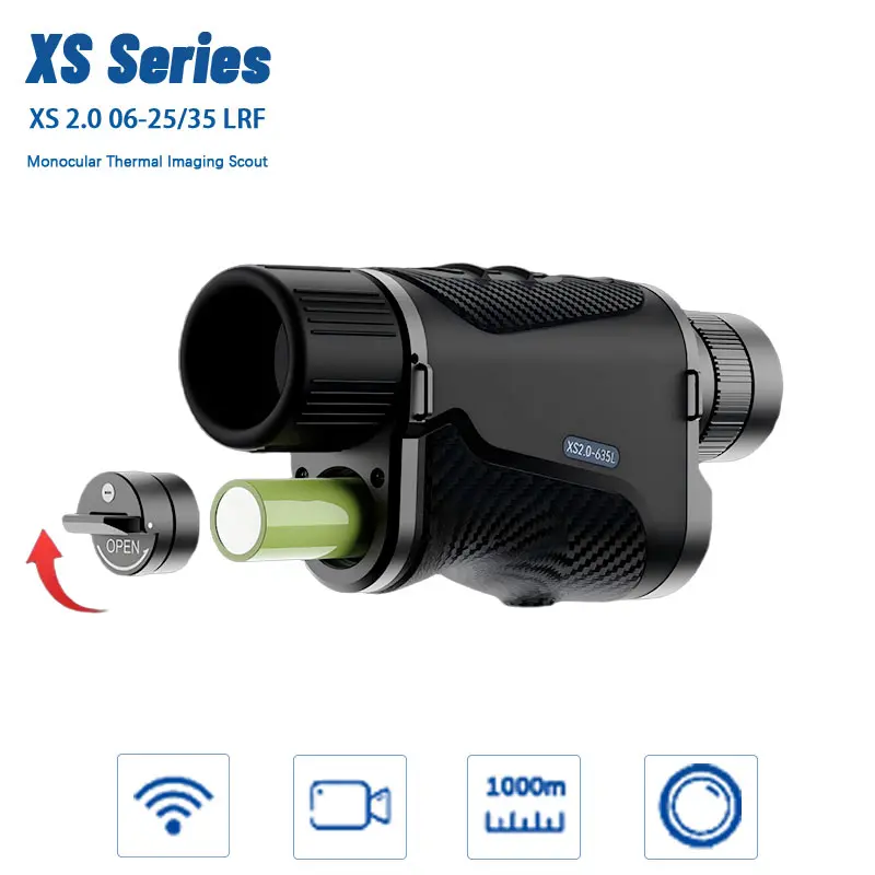 

Sytong XS2.0 Thermal Imaging Monocular with 1000m Ranging for Hunting Long Range Hot Detection 640X512 Thermal Scope(25mm/35mm)