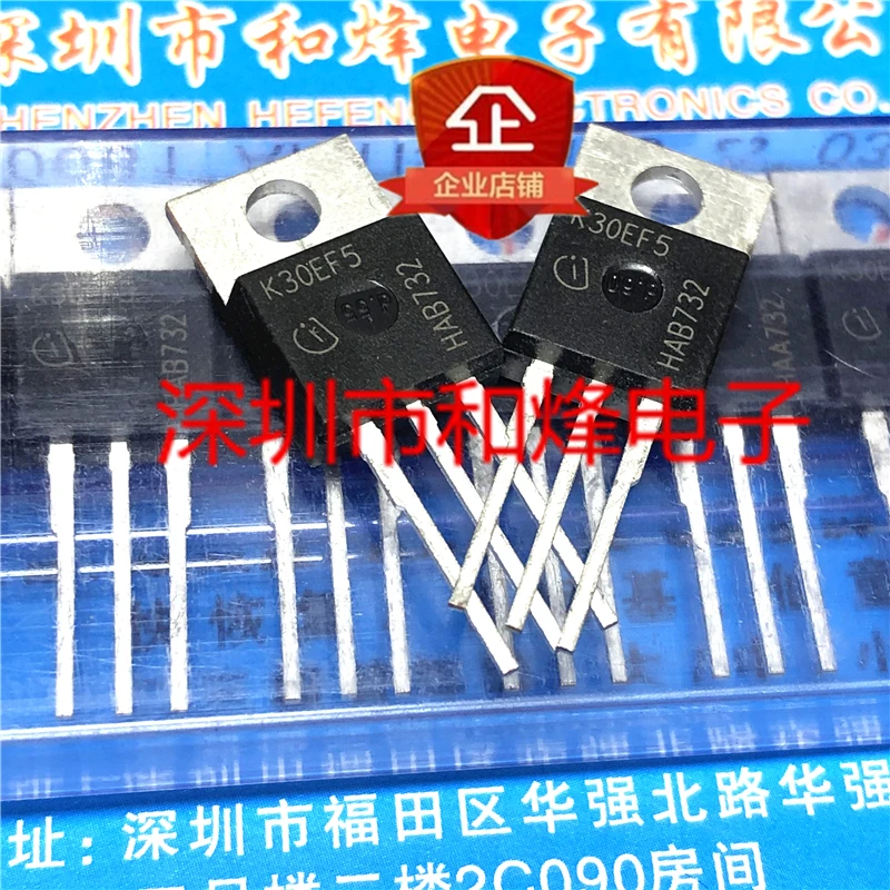 

Free shipping K30EF5 IKP30N65F5 TO-220 650V 30A 10PCS