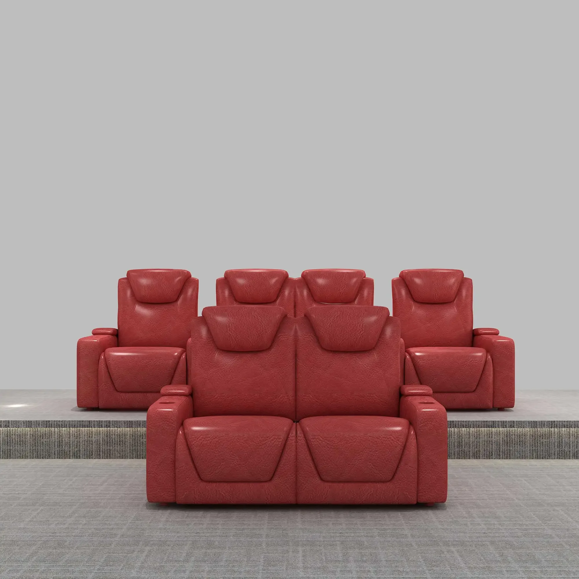 

Furniture 1/2/3/4 Seaters Top Grain Leather Electric Recliner Sofa Cinema Chair Home Theater Furniture For Living Room Studio