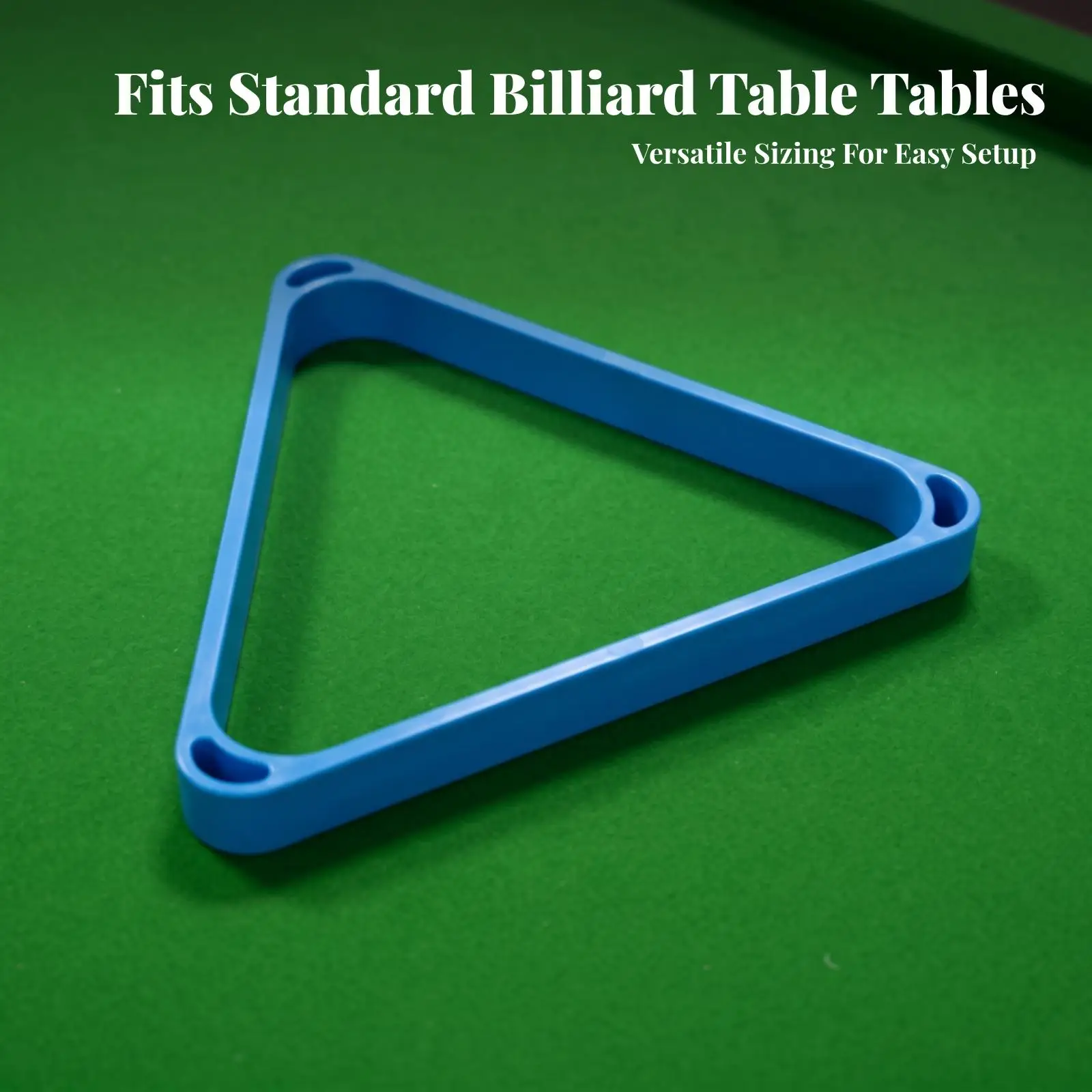 Triangular Billiard Ball Rack Plastic Billiard Ball Rack Frame Smooth Robust for Game Room