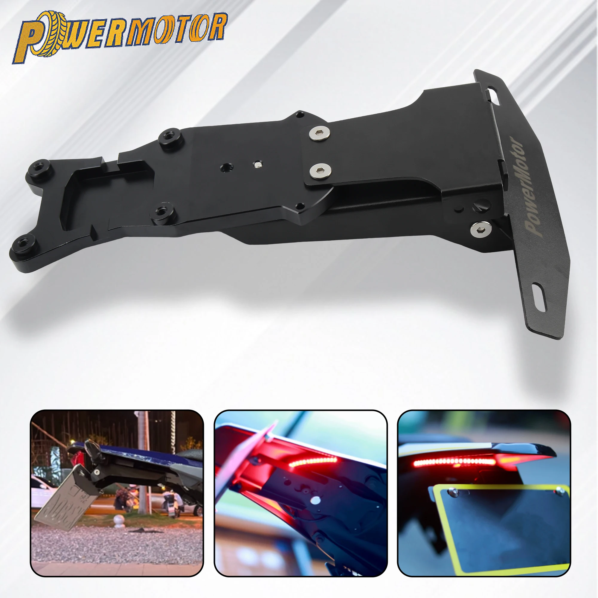 

Electric Motorcycle Tail Light License Plate Holder For Sur-ron Surron Ultra bee Ebike Dirt Bike Quick Release Modified Bracket