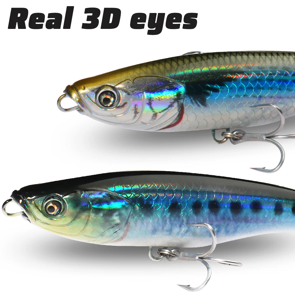 Señuelo Popper 10.5cm Agua Salada – Crankbait con anzuelos triples - imagen 3