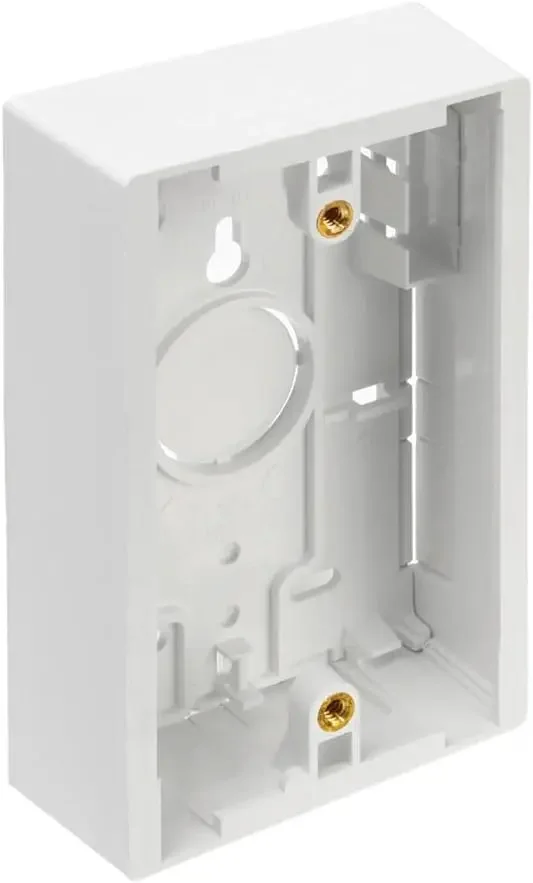 

Surface Mount Backbox, Single Gang, 1.45", 42777-1WB, White