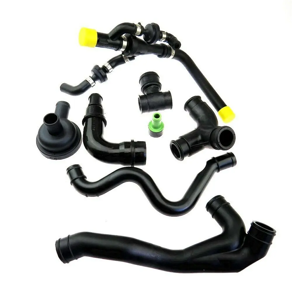 8Pcs 1.8T Crankcase Breather Hose Pipe Valve Kit for A3 A4 A6 TT Bora Beetle Passat Seat Ibiza Exeo Ooctavia Superb 058 133 753D