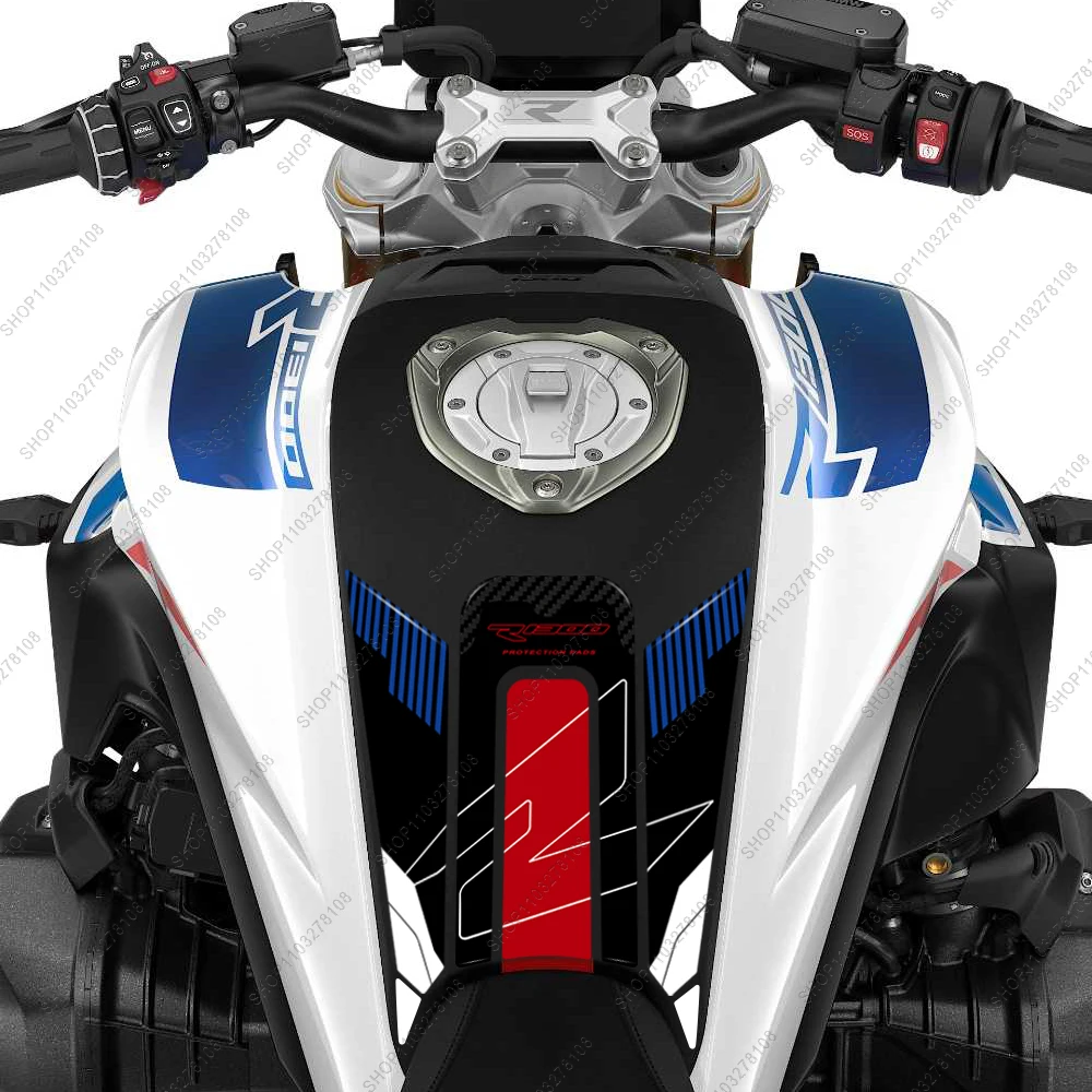 ثلاثية الأبعاد الراتنج ملصق عدة ل R 1300 R R1300R 2025 دراجة نارية الملحقات خزان الوقود وسادة مقاوم للماء مجموعة واقية ملصق #4