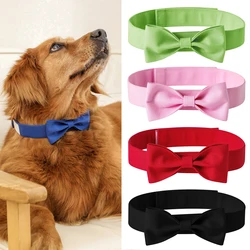 Velcro adjustable Pet Formal Necktie Tuxedo Bow Tie Dog Collar for Dog & Cat Pet Accessories for Wedding Holiday and Party Gift