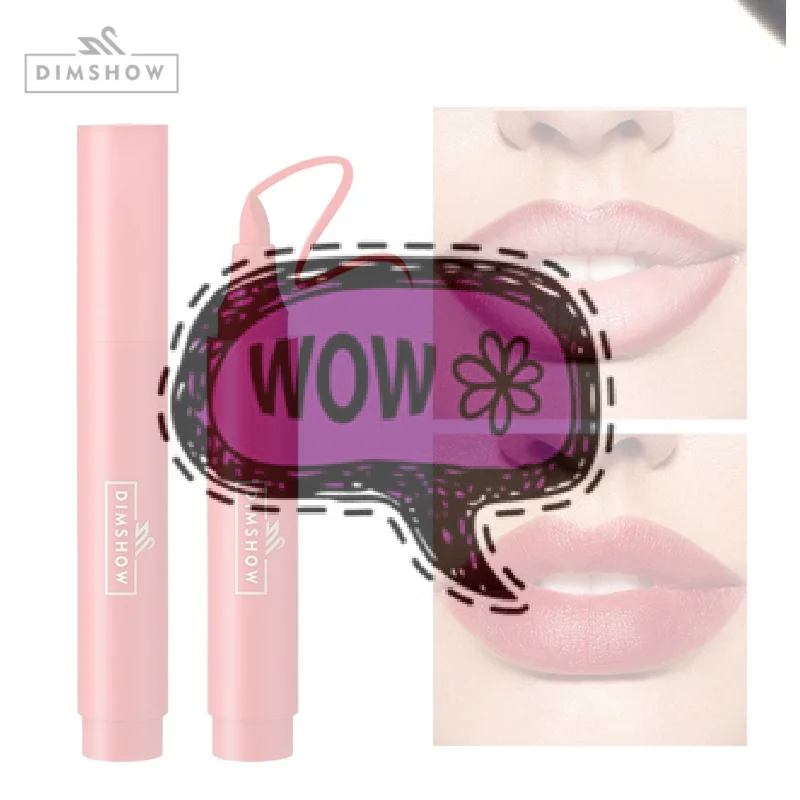 DIMSHOW Delineador de Labios Mate, Resistente al Agua, Voluminizador, Tinta de Labios Natural Rosa Nude, Delineador Profesional para Contorno de Labios, Maquillaje