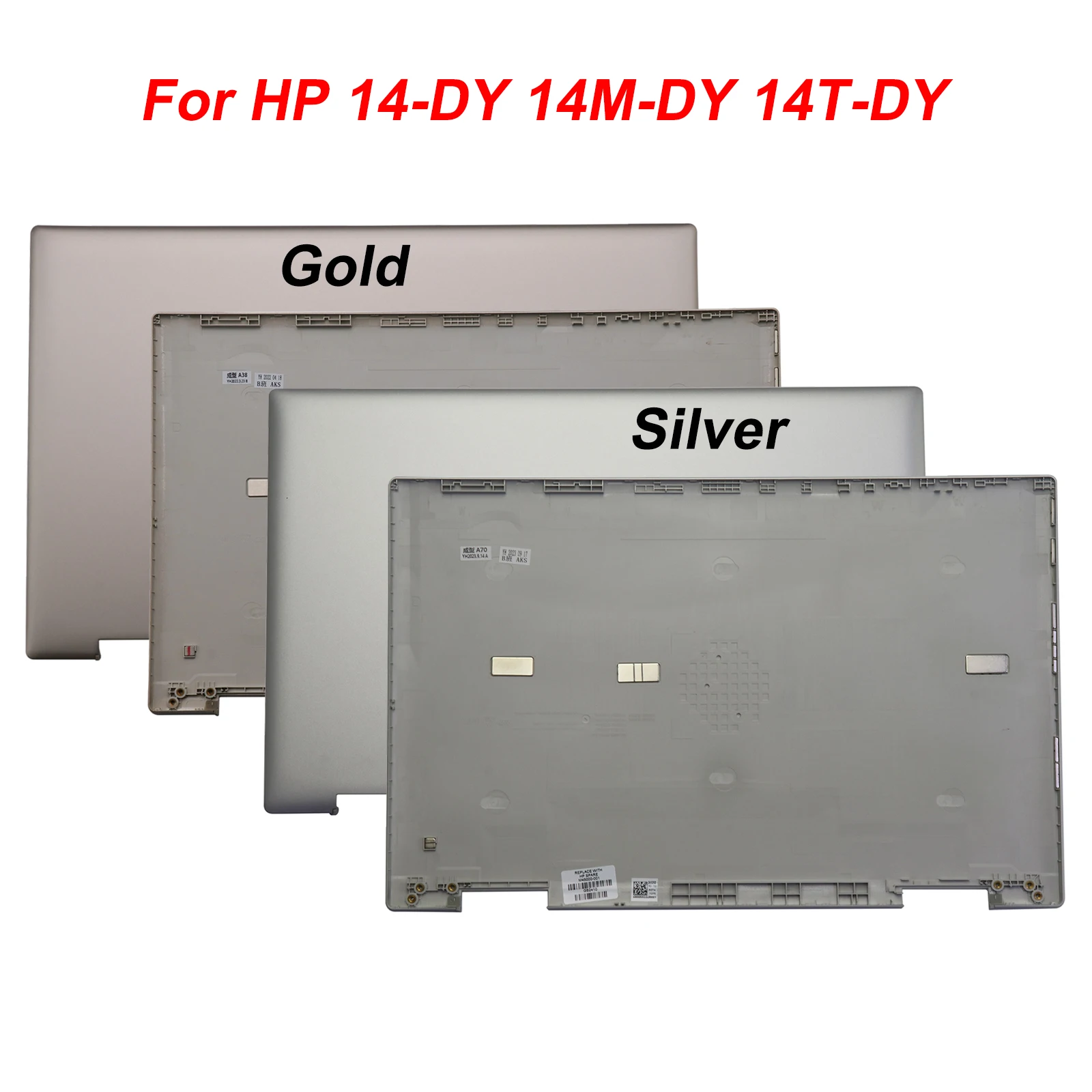 New Silver/Gold LCD Back Cover Lid Top Case For HP Pavilion X360 14-DY 14M-DY 14T-DY Laptop M45000-001 M45001-001