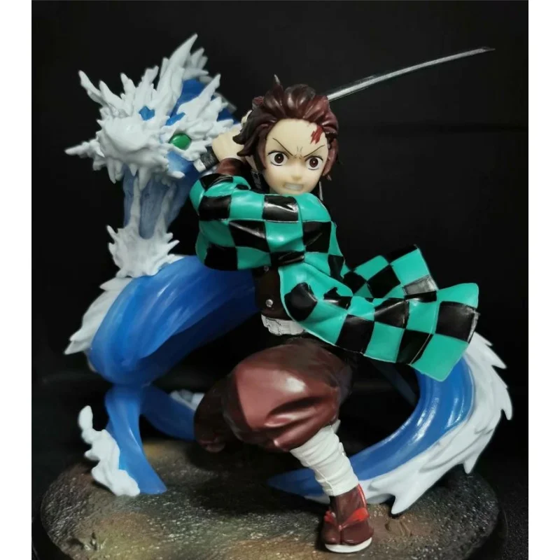 

Aniplex Demon Slayer Tanjiro Kamado масштаб 1/8 фигурка водного дыхания 10-я форма позирующая модель Коллекционный подарок аниме
