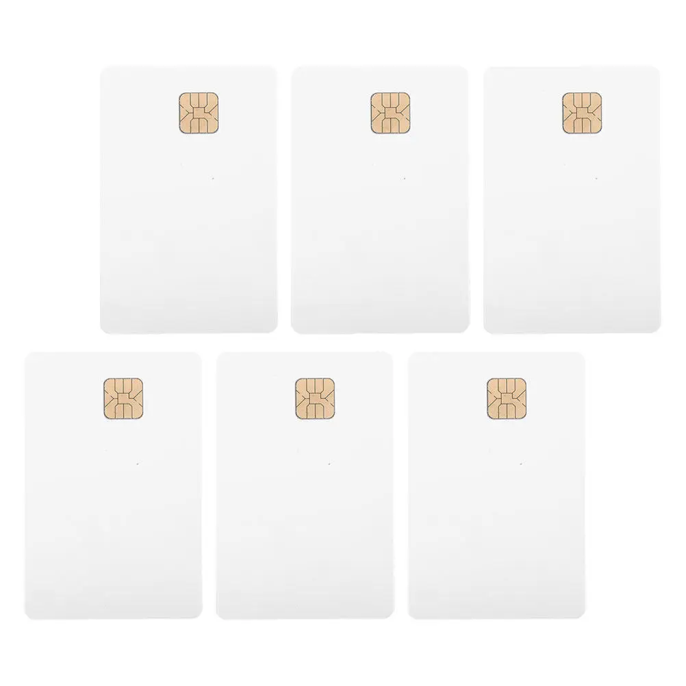

6Pcs Driver Identification Card Blank PVC Smart Card Compatible Access Control System Printable Id Cards for Truck Drivers