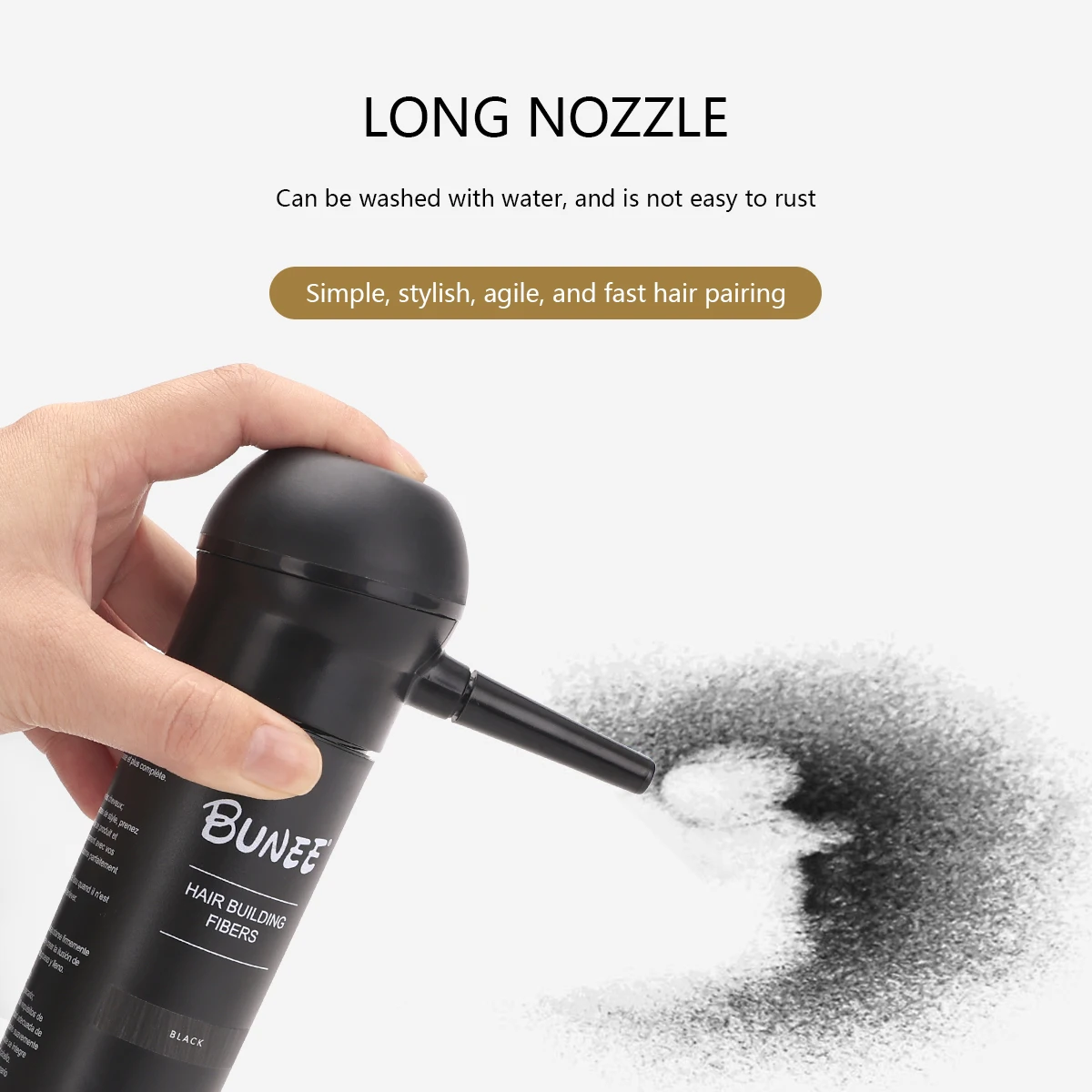 

Keratin Hair Fiber Natural Hair Building Fibers for Thinning Hair Instant Volume Boost Powder Hairline Cover Styling Dense Growt