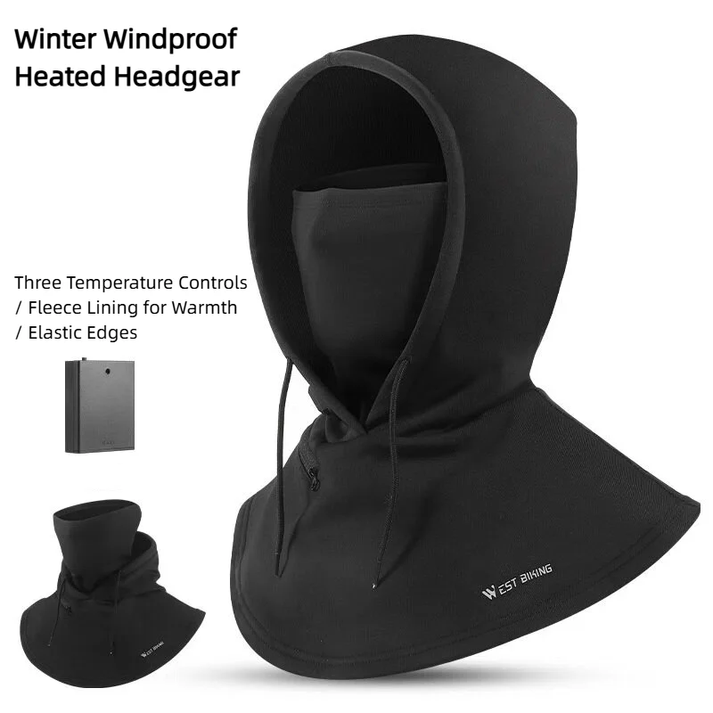 

Зимний головной убор с подогревом, ветрозащитный, пылезащитный, велосипедная Балаклава, удобный спортивный головной убор для катания на лыжах, пешего туризма, спорта на открытом воздухе