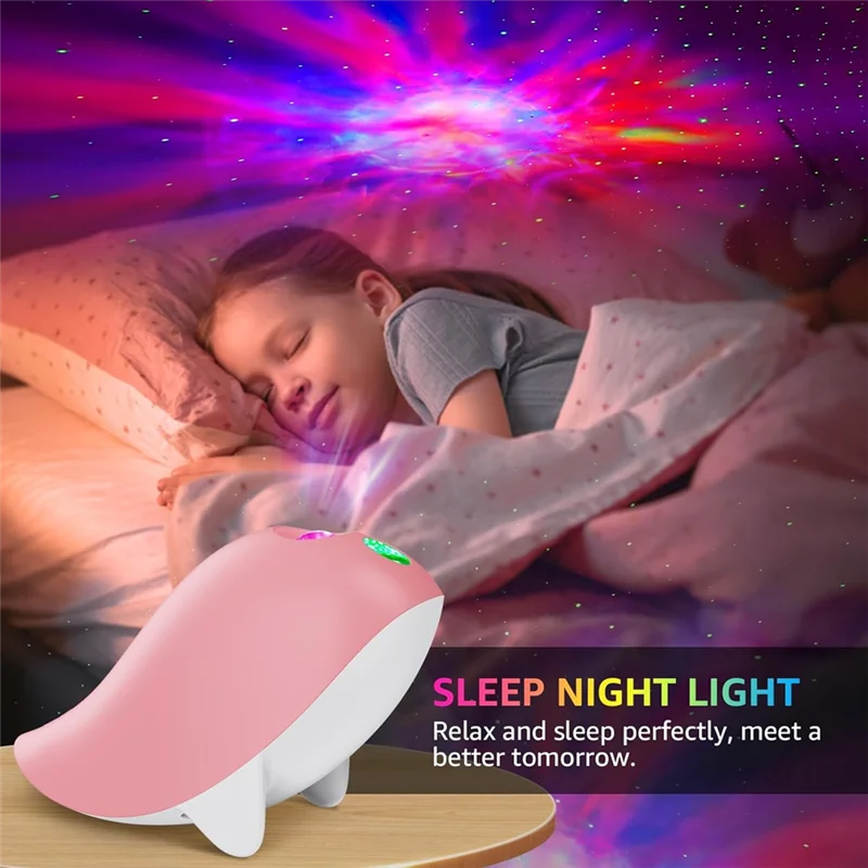 

【Hot Selling】Galaxy Projector Bedroom Bedside Lamps,Projector Moon Lamp Night Light For Kids Ceiling Starry Sky-Projection Lamp