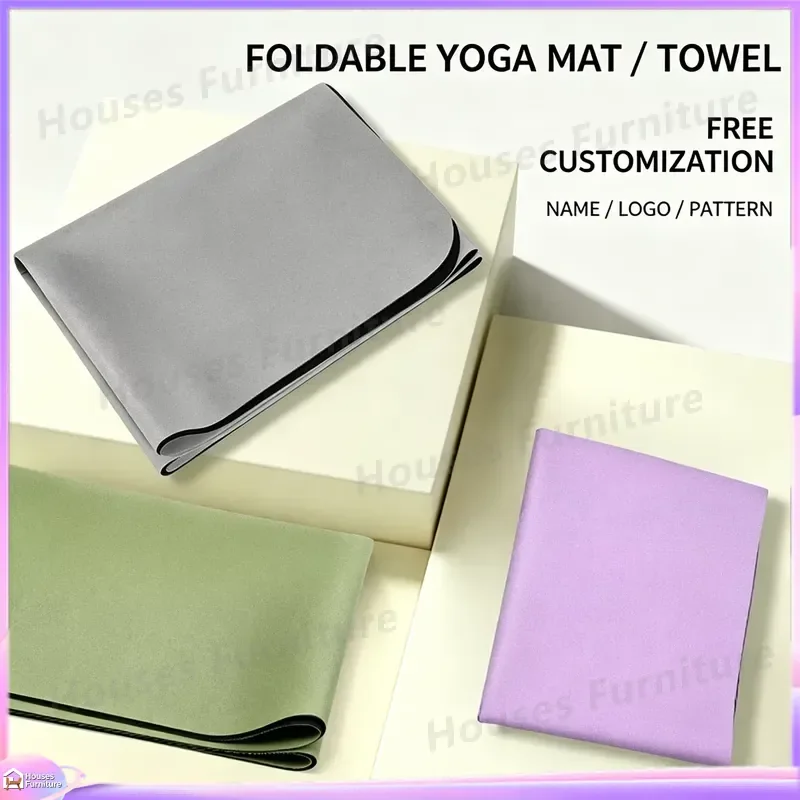 Eco Friendly Waterproof Yoga Mat Non Slip Foldable Portable Ultra Thin 1.5mm Coconut Shell Material Rectangular Exercise