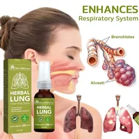 Herbal Lung Cleansing Spray Breath Detox Herbal Lung Cleanse Spray, Herbal Lungs Cleanse Mist - Powerful Lung Support hot sale