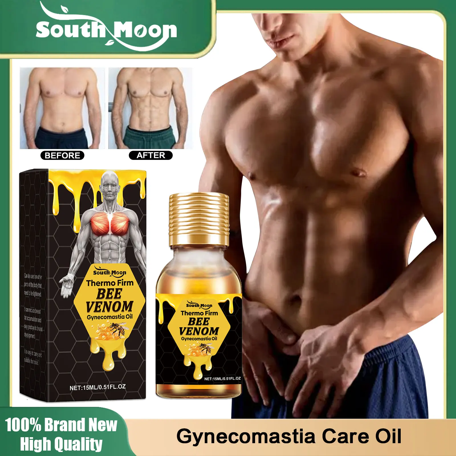 

﻿Gynecomastia Removal Oil Anti Cellulite Strengthen Chest Muscles Care Essence Reduce Breast Development Tight Chest Massage Oil