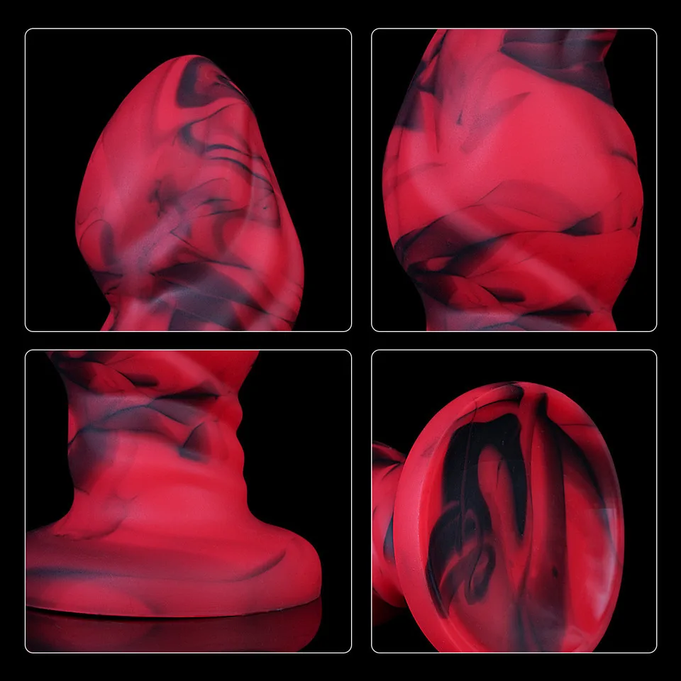 Silicone Soft Anal Plug Masturbation SM Go Wear Mixed Color 100% Waterproof Anal Expansion Toy view 5