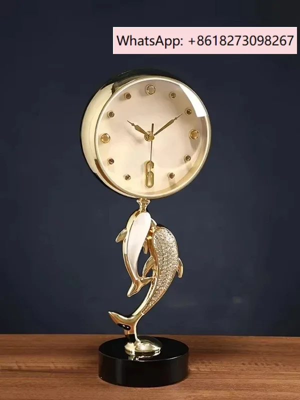 

Table display desktop clock, living room desktop clock decoration accessories OK