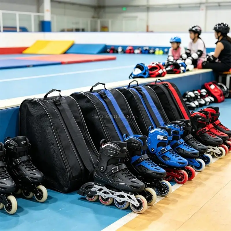  Handheld Roller Skates Bag with Carry Handle and Shoulder Strap for Travel Use