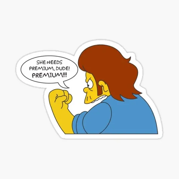 ملصقات Snake She Need Premium Dude لزجاجات المياه، مصد نافذة الأطفال، الأمتعة اللطيفة، الكمبيوتر المحمول المنزلي، غرفة مضحكة، الرسوم المتحركة