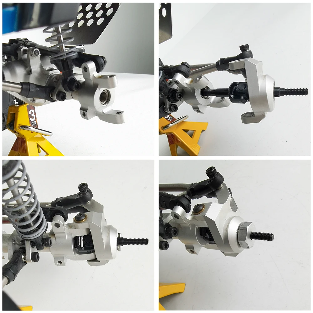 MIBIDAO Hard Steel ด้านหน้า/ด้านหลังเพลาไดรฟ์ CVD Shafts สําหรับ Axial SCX10 II 90046 1/10 RC Crawler รถอะไหล่อัพเกรด