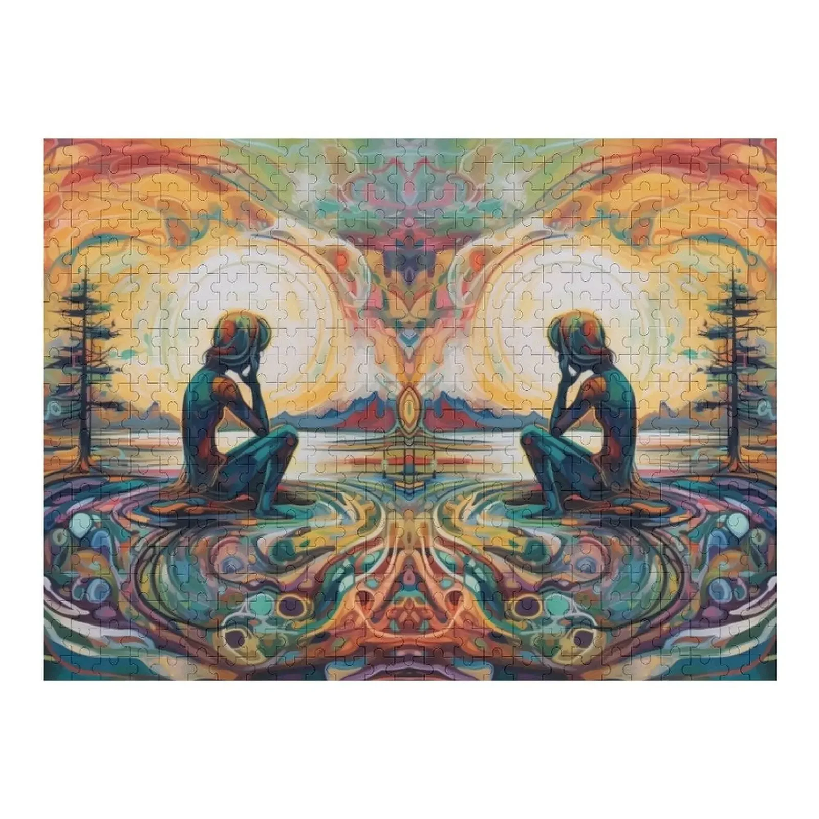 

Depression Painting Jigsaw Puzzle Toddler Toys Personalized For Kids Custom Child Puzzle