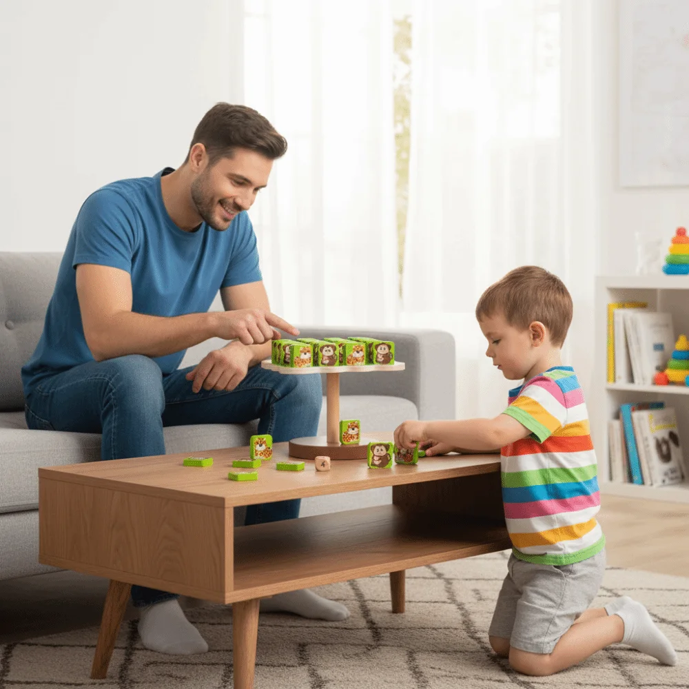 Family Games Animal Balance Tree Thinking Training Concentration Balancing Monkey Toy Math Toys Interactive Balance Puzzle Toy