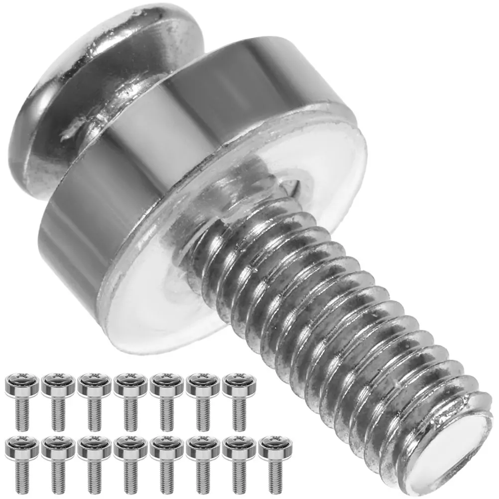 

50pcs M6x20 Stainless Steel Crown Screws Nickel Plated Durable Rackmount Server Cabinet Hardware Panel Bolts Kit Nuts