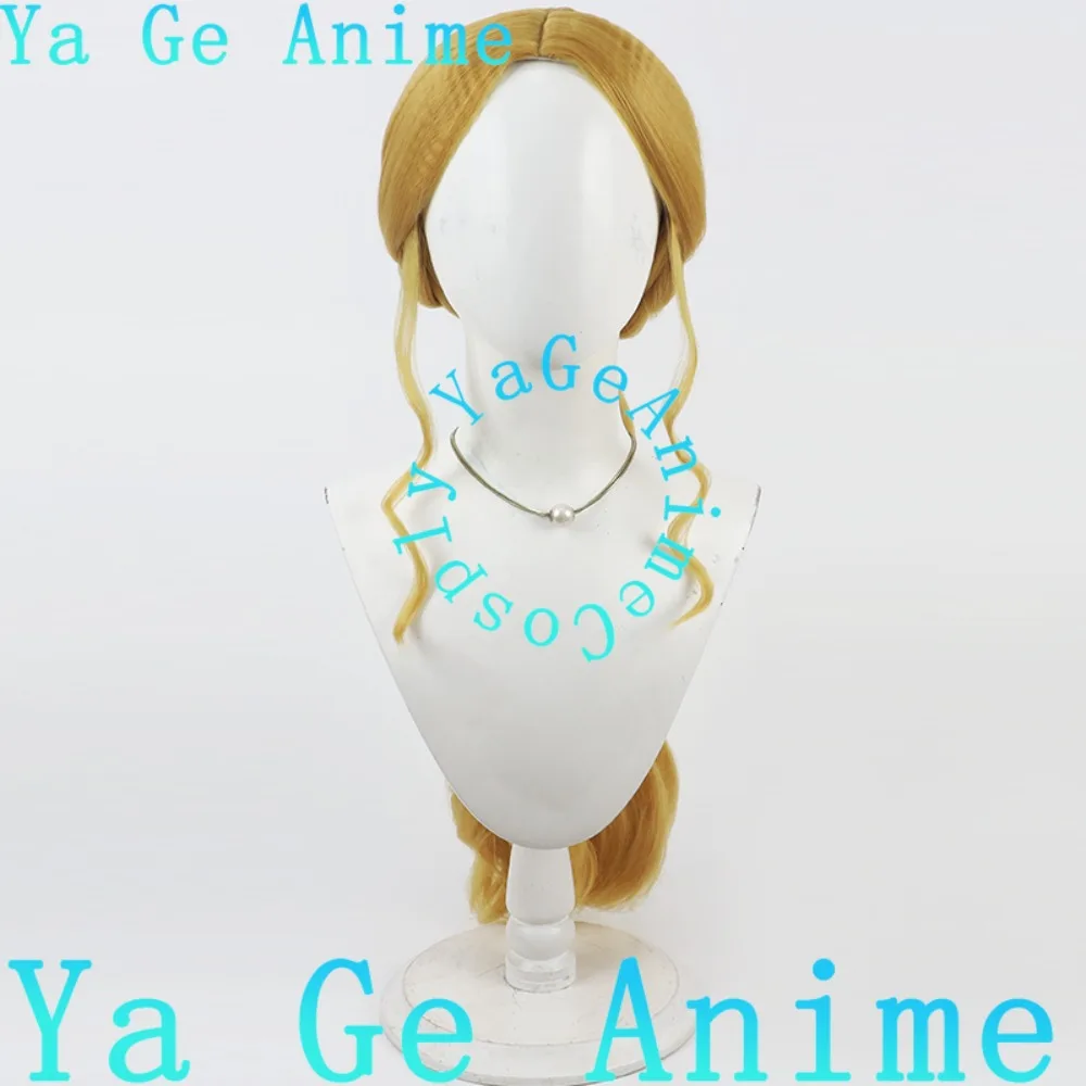 Ya Ge Anime Store Jingle Jangle Rogaston Girl شعر مستعار تأثيري في المخزون شحن سريع مع فروة الرأس واقعية اللون الذهبي #2