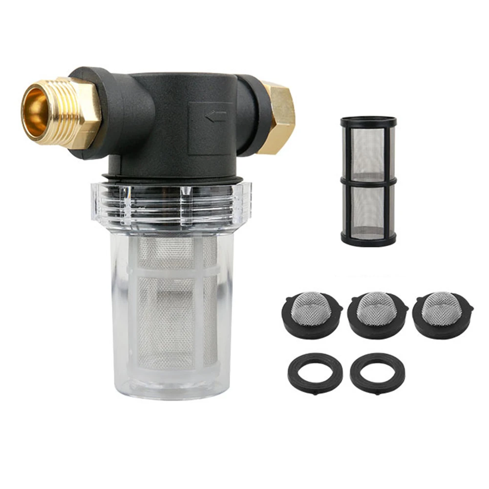 

Car Garden Watering Filter 3/4 " Washer Front Filter Garden Hose Metal Irrigation System Impurity Prefilter Aquaculture
