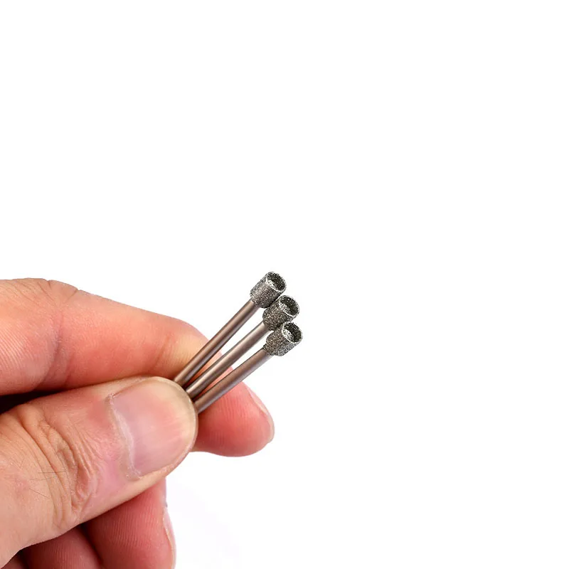 Broca de moagem com agulha de sucção, 1mm a 6mm, broca para diamante, 2.35mm