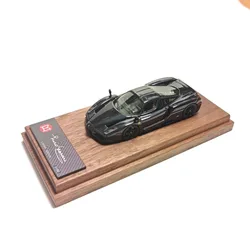 Diecast Model Car 1/64 Ferrari Enzo Alloy Car Model LaFerrari Carbon Fiber Vehicle Toys for Boys Collection Display Original Box