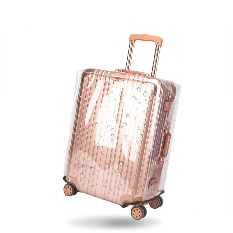 Transparent PVC Luggage Protective Cover Waterproof Suitcase Cover Travel Trolley Case Non-slip/Anti-fall/Scratchproof/Dustproof