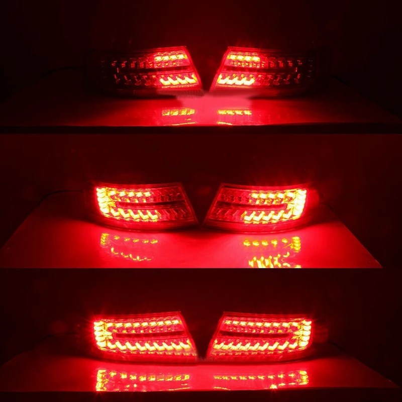 LED Tail Light For  A6 C6 Sedan 2009 2010-2011 Rear Brake Stop Lamp (Inner+Outer)