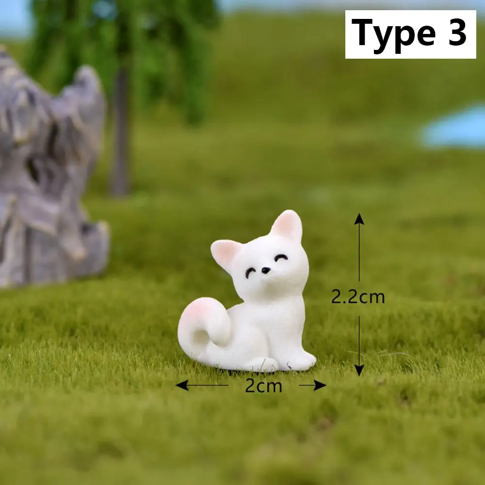 Crafts Fairy Garden Accessories  House Ornament Hedgehog Frog Cat Animals Figurines Deer Chicken Duck Miniature Rabbit