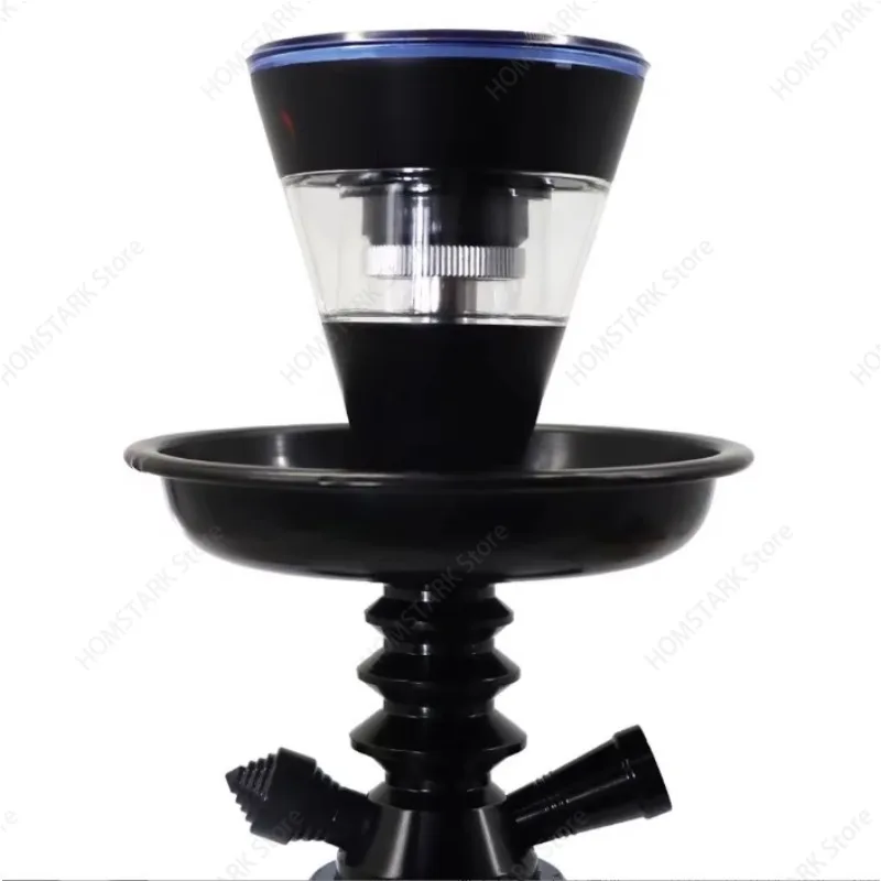 Arabic Rechargeable Electric Hookah Bowl Full Set, Charcoal‑Free Plastic Electronic Hookah Head Accessories