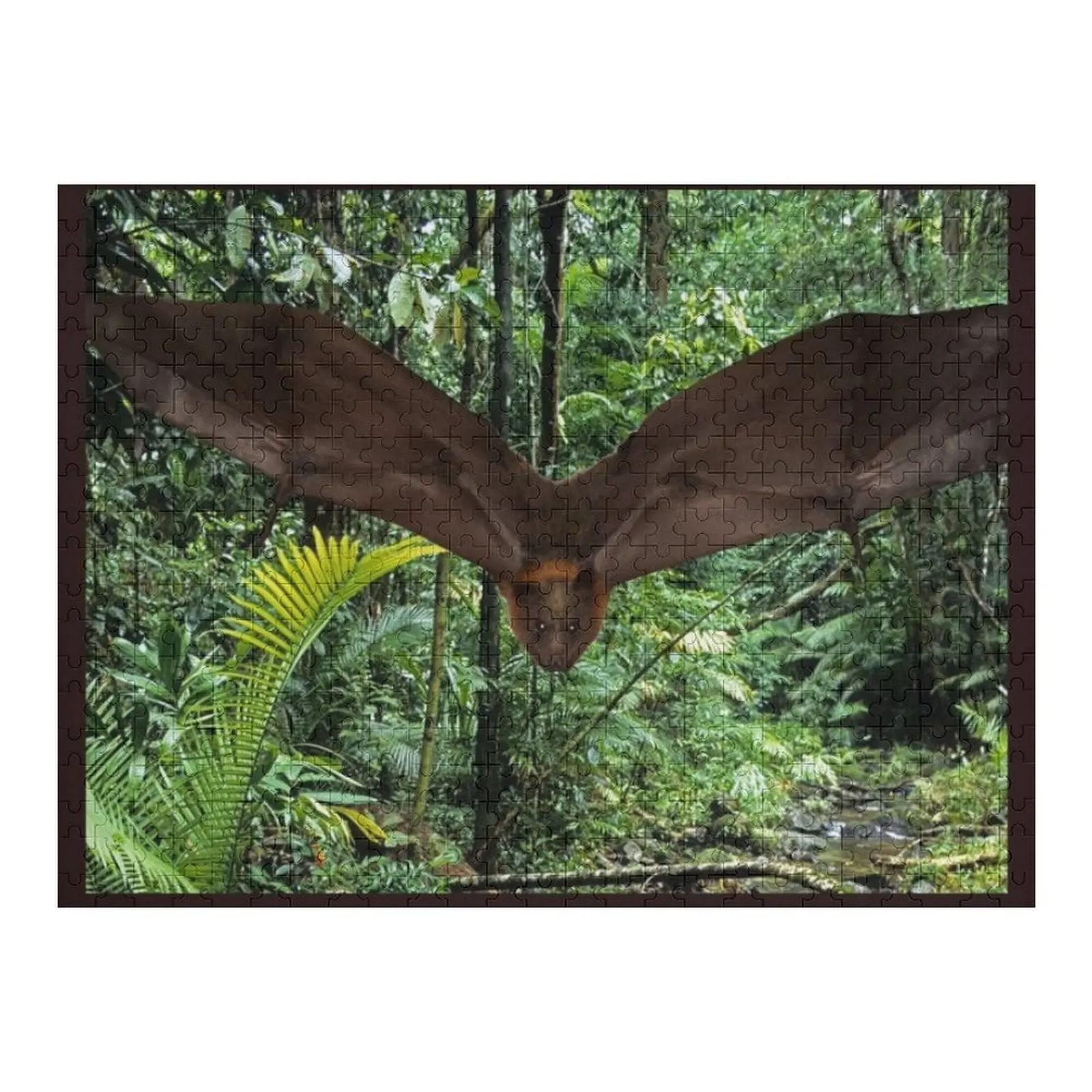 

Bunny The Bat In Rainforest. Jigsaw Puzzle Photo Custom Anime Personalized Gift Married Personalized Toys Puzzle