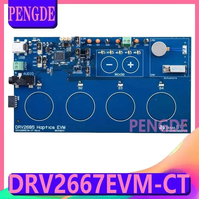 

DRV2667EVM-CT Piezoelectric haptic driver with boost digital front end and internal waveform memory