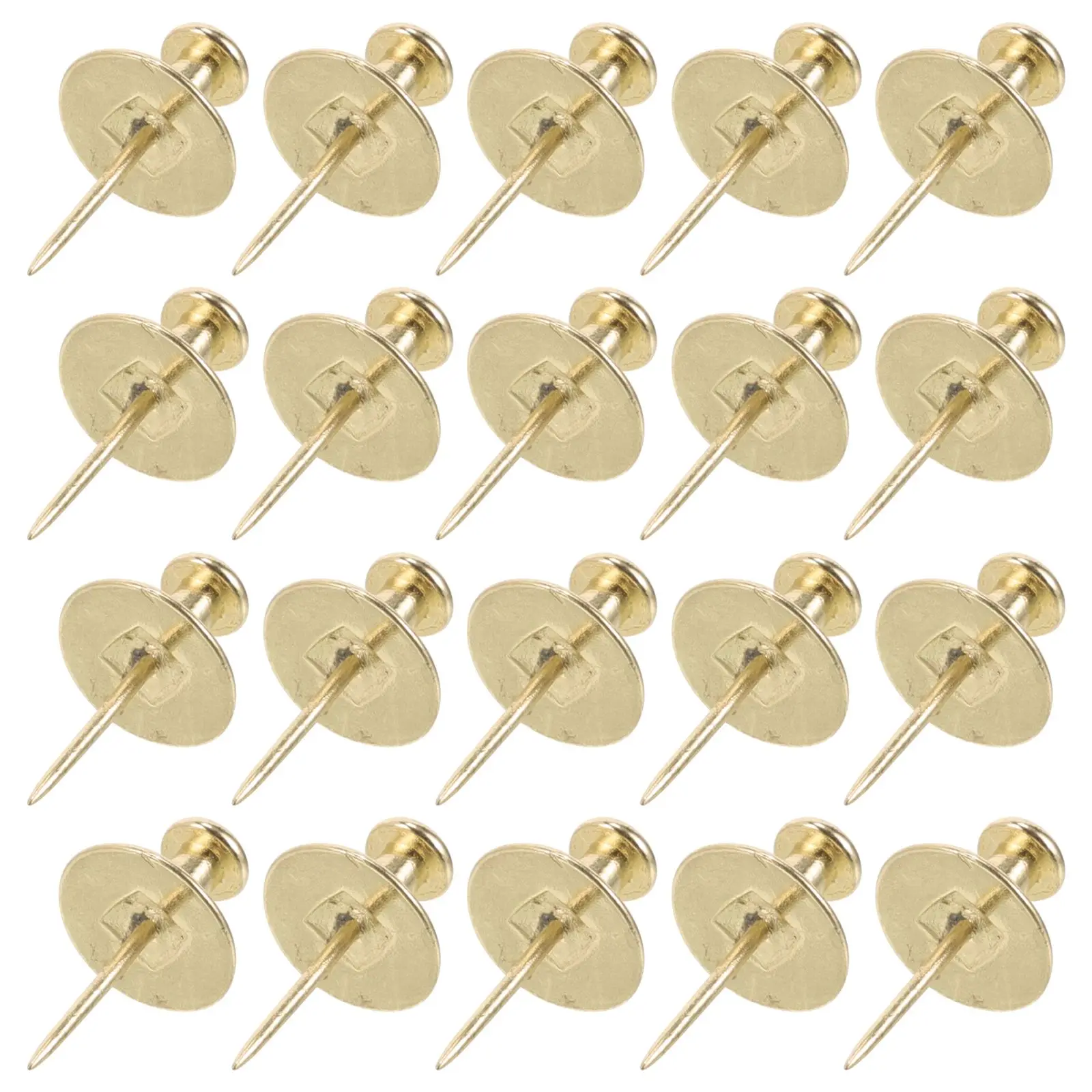 

20pcs Zinc Alloy Push Pins Heavy Duty Thumb Tacks for Hanging Wall Decor Picture Hangers Color