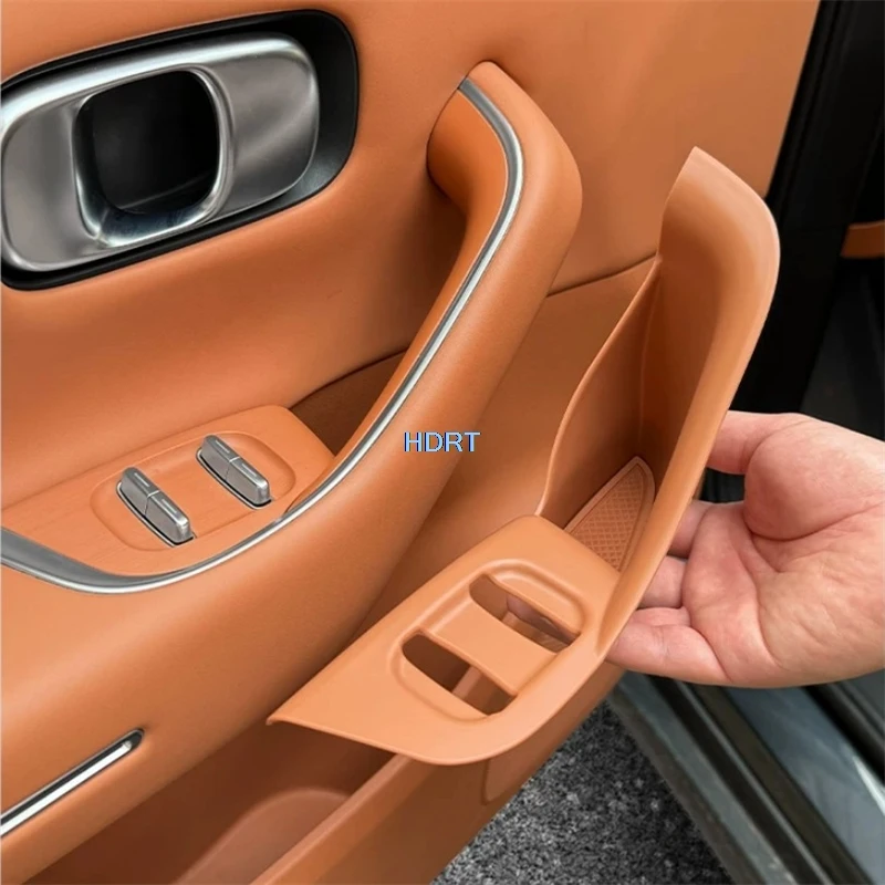 For Leapmotor C16 C10 2024 + Car Styling Door Handle Storage Box Container Organizer Tray Cover Protector Decoration Accessories
